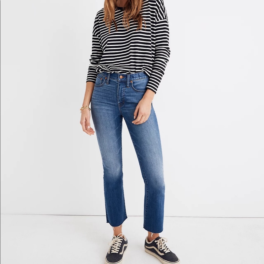 Madewell Cali-Demi Boot Jeans Back Seam Edition